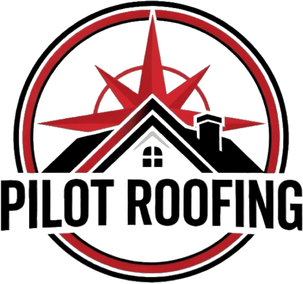 Pilot Roofing logo with black text
